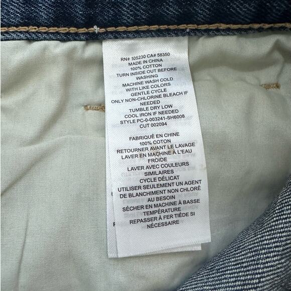 NWT Current Elliott The Boyfriend Rolled Denim Shorts Size 31 - Picture 9 of 11